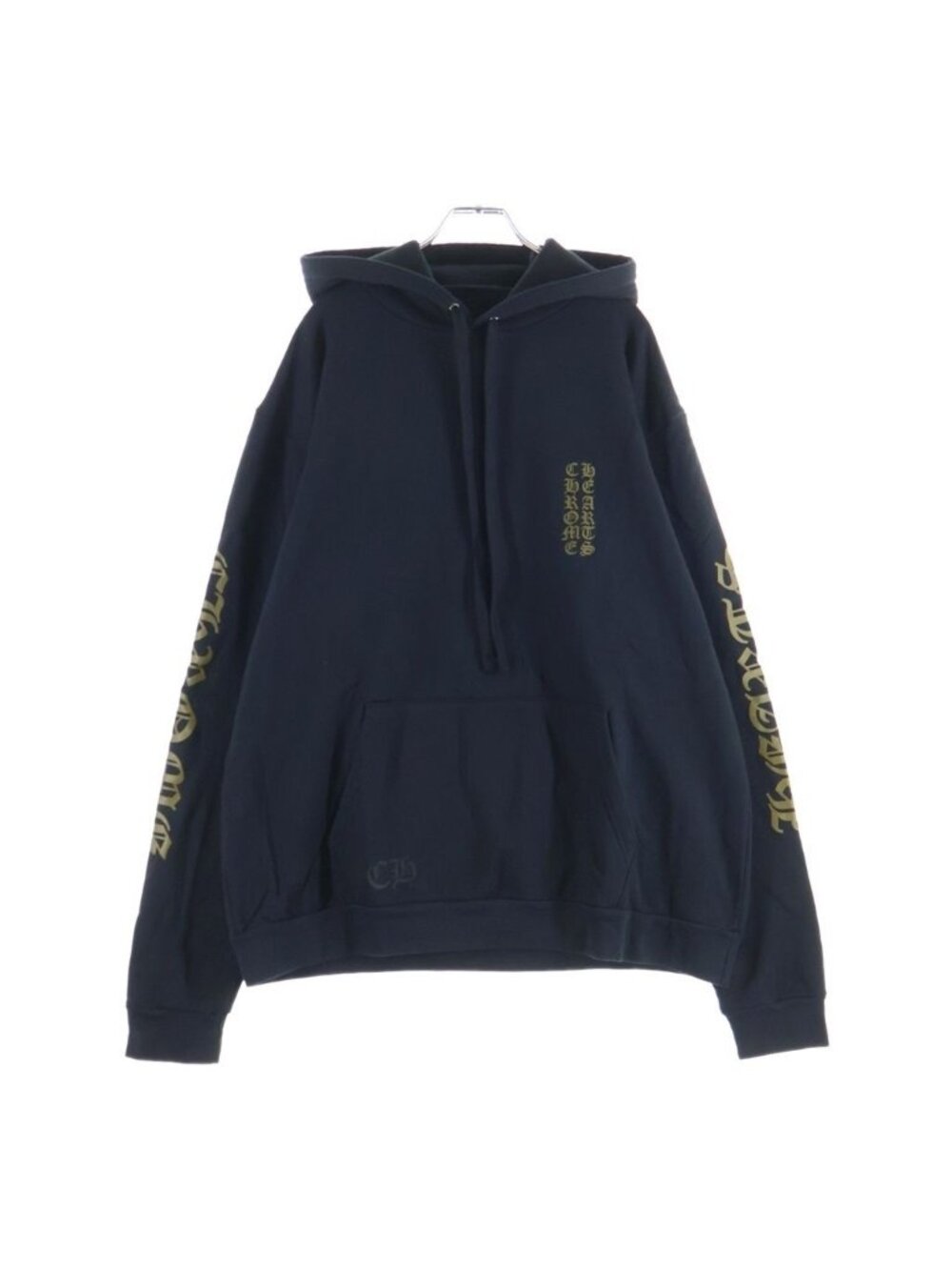 Chrome Hearts Vertical Logo Sweatshirt HD Zip Sleeve English Print Dagger